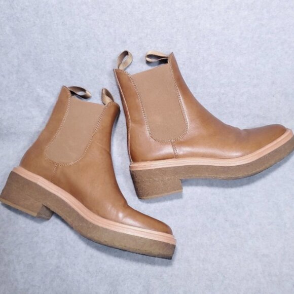 LOEFFLER RANDALL WOMENS CHELSEA RAQUEL BOOT 8 M SAFARI TAN - Picture 3 of 9